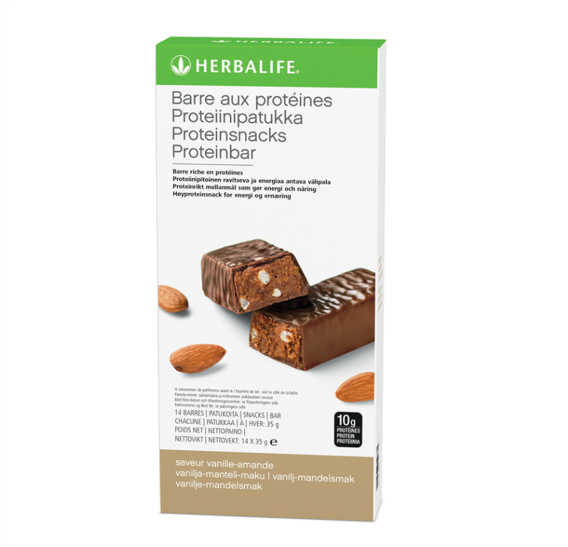 Barres aux Protéines Vanille Amandes 14 barres de 35 g