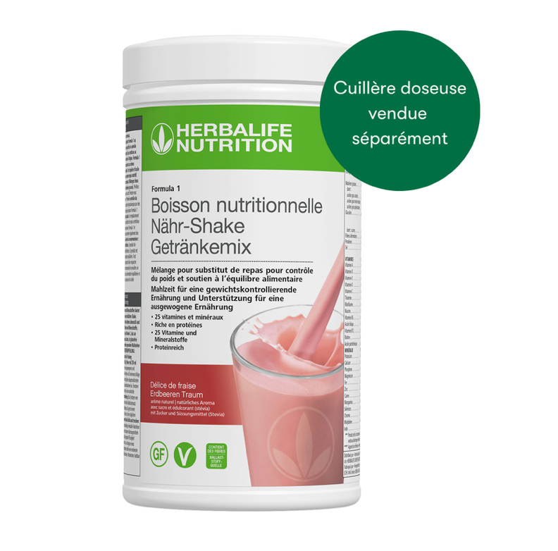 Boisson Nutritionnelle Saveur Délice de Fraise – 550 g
