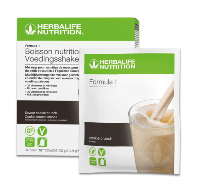Boisson Nutritionnelle Saveur Cookie Crunch – Lot de 7 Sachets (26 g)